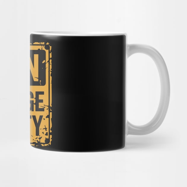 Caution High Voltage Personality Attitude Extrovert Life by Anticorporati